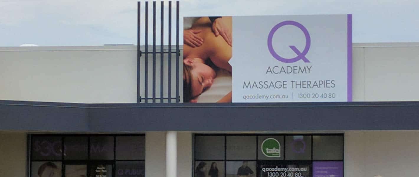 sunshinecoast-01 Q Academy Sunshine Coast outside signage